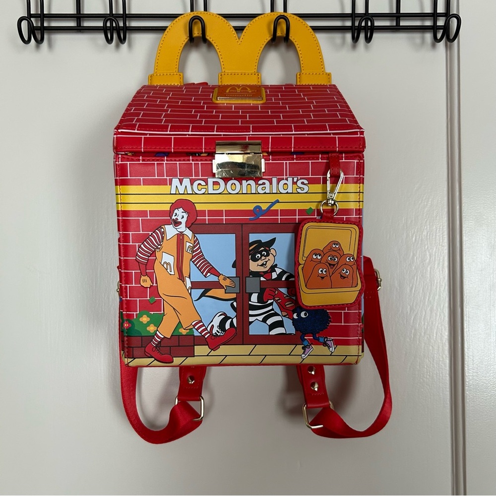 Loungefly, McDonald's Happy Meal Themed Backpack. New